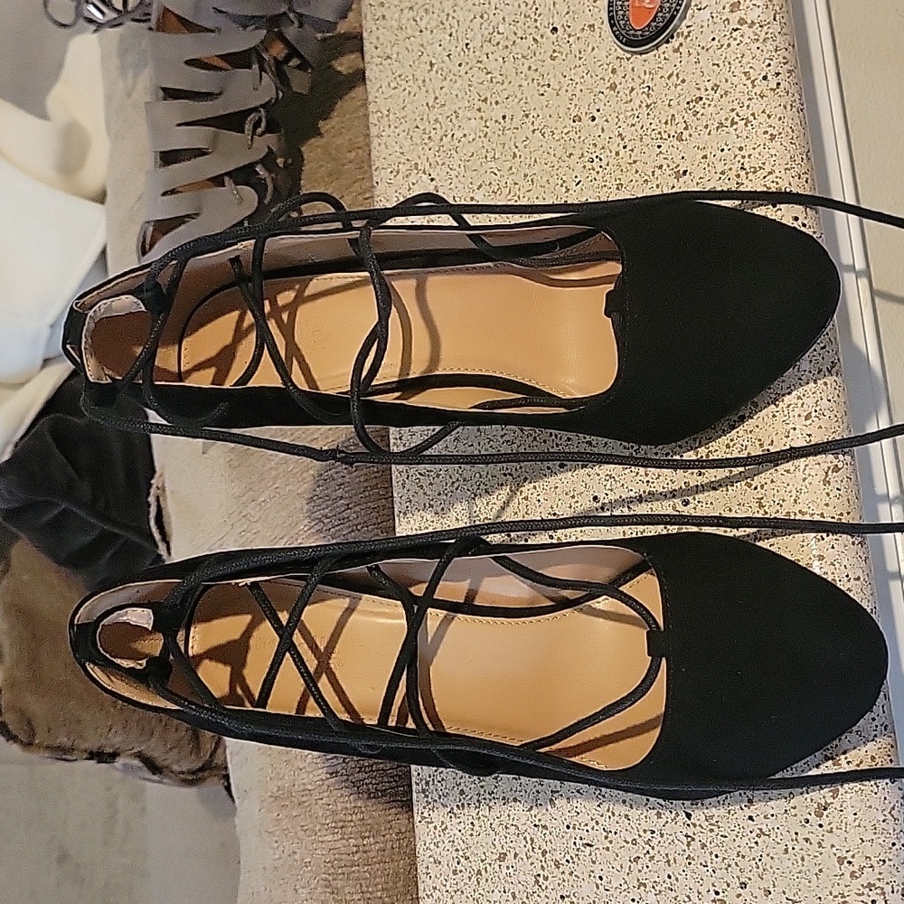 Charlotte Russe Black Chunky Heels